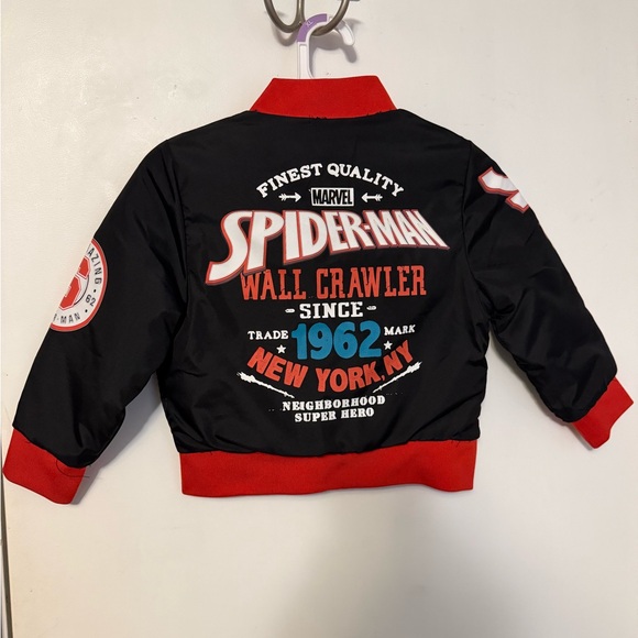Marvel Kids Spider-Man Jacket - Black and Red - Picture 2 of 3
